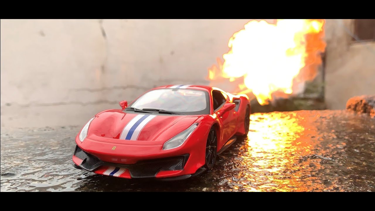 4k Unboxing Ferrari 488 Pista Bburago