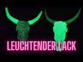 Selbst leuchtende Lack-Farbe ohne Schwarzlicht | TOP oder FLOP?