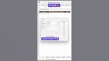 ✅Data Entry Form in Excel🔥#excelshortcuts #exceltips #exceltricks #excelformulas #excelcourse #excel