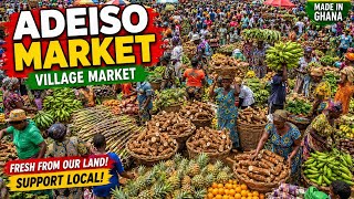 🇬🇭 Inside Adesu Village Market | Ghana's Busy Rural Market #rural #ghana #Village #africa #market 