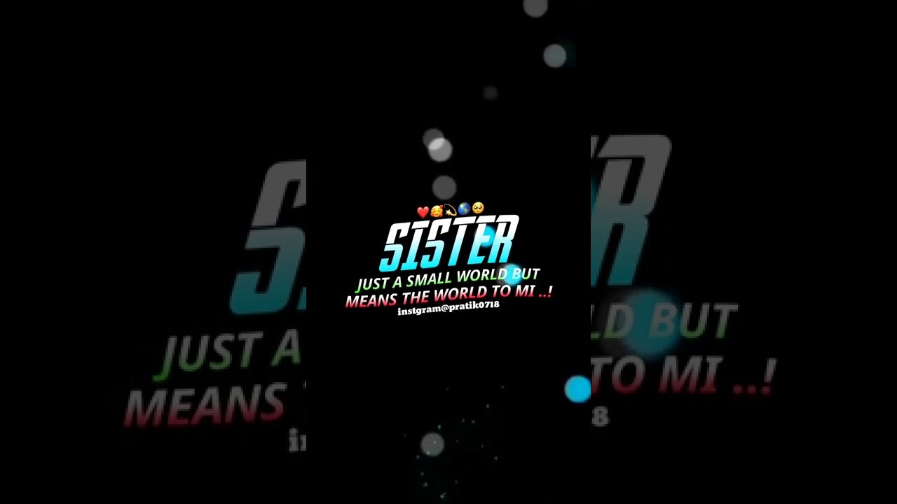 sister & brother whatsapp status ️💫🥺 sister brother YouTube