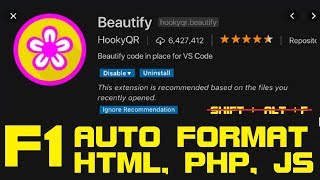 Easy way to Auto Format using Beautify in Visual Studio Code - YouTube
