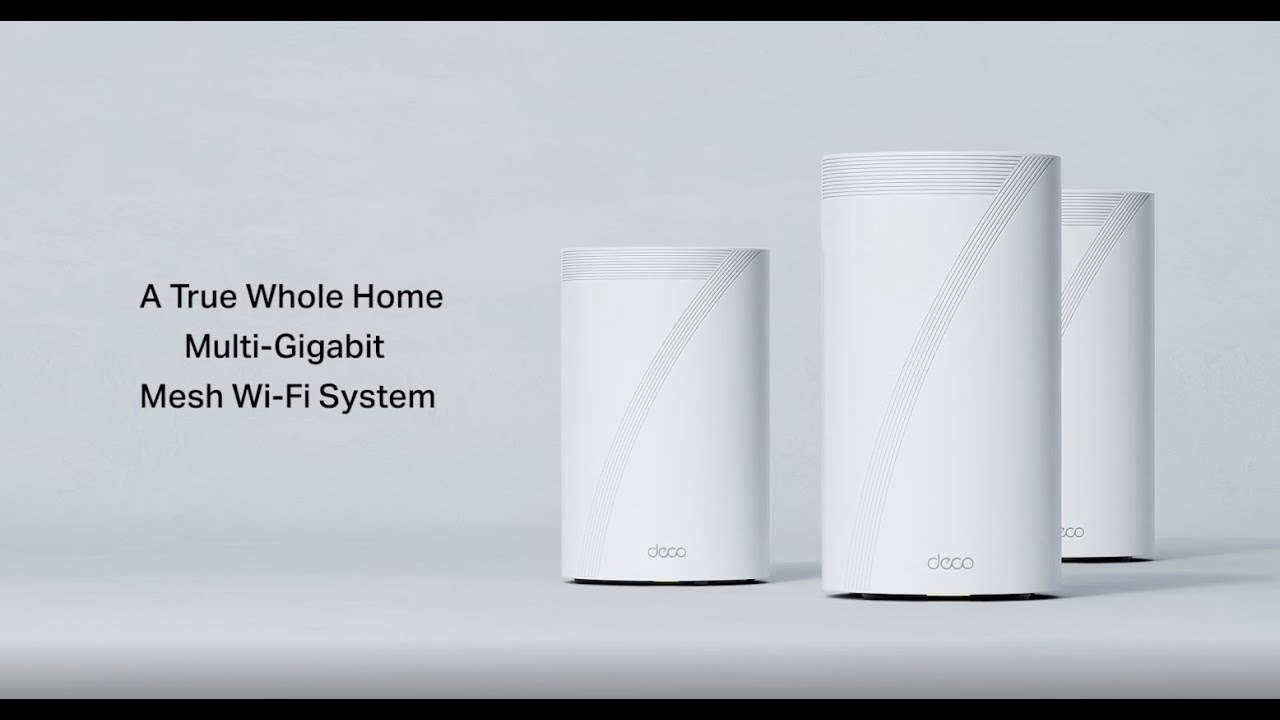 Deco BE95, BE33000 Quad-Band Whole Home Mesh WiFi 7 System