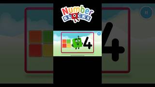 Numberblocks Four Make and Play #youtubeshorts #shortvideos #shorts