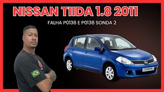 Nissan tiida falha P0136 e P0138 com jumper no painel acusando diversas falhas! #tiida #reels