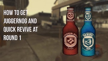 How to get Juggernog and Quick Revive at Round 1 on Moon SOLO