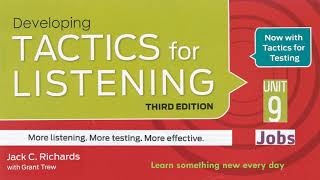 Tactics for Listening Third Edition Developing Unit 9 Jobs
