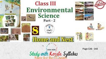 Class 3 EVS Unit 8 Home and Nest (Page 136 - 143) @GeneralEduOnline