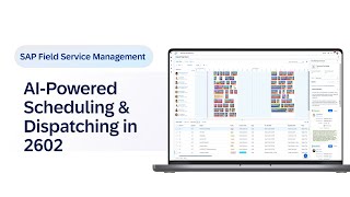 AI-Powered Scheduling and Dispatching in SAP Field Service Management 2602 | Demo