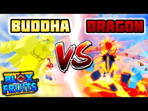 COMPARANDO FRUTAS BUDDHA VS DRAGON no BLOX FRUITS !! * QUAL É A MELHOR FRUTA  * 