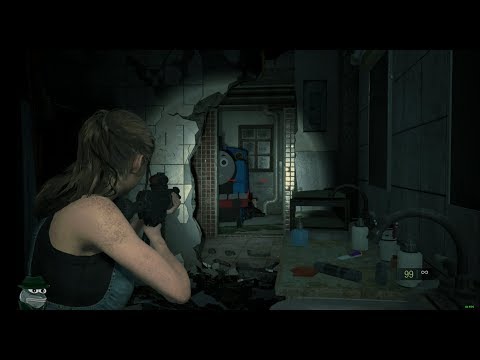 Video: Ovaj Mod Pretvara Resident Evil 2 Mr. X U Thomas The Tank Engine