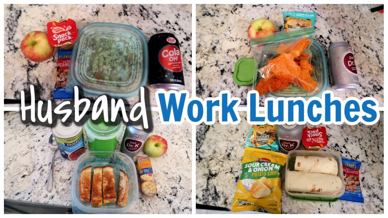 What I Packed My Husband For Lunch | Adult Lunchbox Ideas that are EASY ...