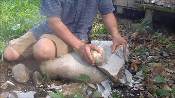 Basic Flint Knapping Part 1- Spalling - Ancestral Knowledge