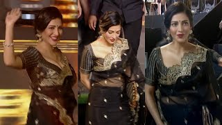 Shruti Haasan Glamorous Entry Visuals At Veera Simha Reddy Movie Pre Release Event Shruti Haasan