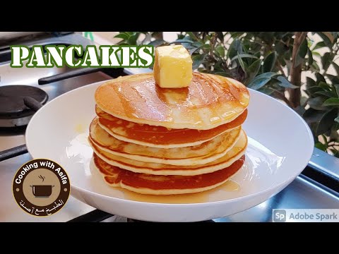 soft & fluffy pancakes @Cooking with Asifa  - Easy Pancake Banane ka Tarika - Homemade Pancakes 