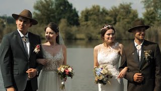 Dvojitá svatba ❤️ Anežka & Jindřich + Klára & Jan | Wedding Video