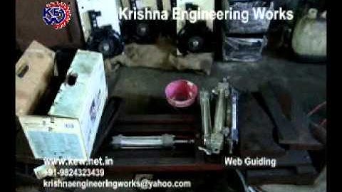 KEW Web Guiding, Edge Guiding Systems Production & Trial