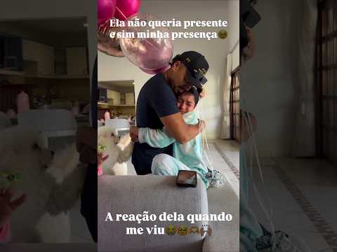 A reação dela quando viu o Tirullipa