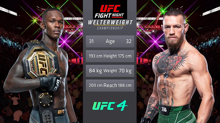 Israel Adesanya vs Conor McGregor Full Fight - UFC Fight Of The Night