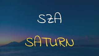 🎧 SZA - SATURN (SPEED UP + REVERB)