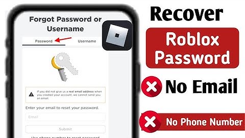 How To Reset Your Roblox Password Without Email (2024) - Get Your Roblox Account Back