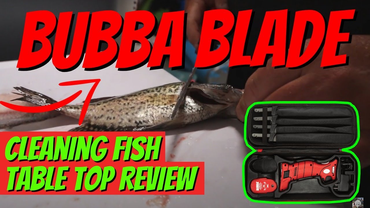 Bubba Blade Cordless Fillet Knife Cleaning Fish