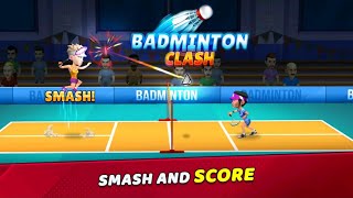 badminton clash 3d #miniclip new game #gamingvideos screenshot 3