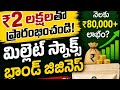 ₹2 లక్షలతో Millet Snacks Brand ప్రారంభించండి! | నెలకు ₹80,000+ లాభం? | Food Processing Business Idea