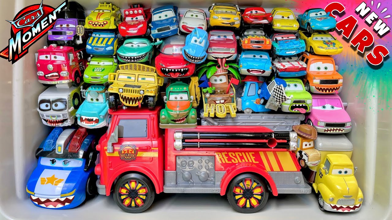 Disney Pixar Cars Unboxing Review | Lightning McQueen, Tow Mater, Doc Hudson, Sally Carrera, Cruz