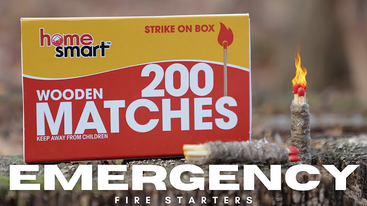 Make Your Own Emergency StormProof Matches: Survival Instructor shows this match trick!