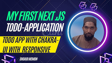 MY NEXT.JS TODO APPLICATION USE CHAKRA UI FRAMEWORK WITH VERCEL DEPLOY