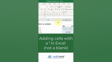 Sum blank cells as zero in Excel (blank has a 
