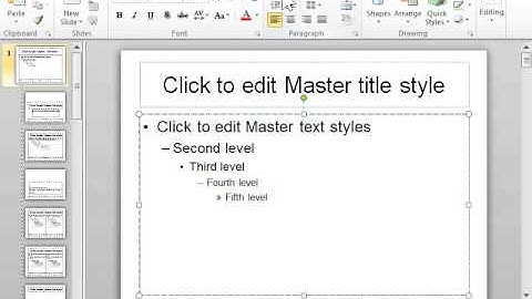 PowerPoint 2010 Change the Bullet Style throughout a Presentation