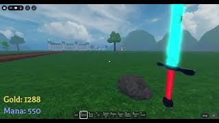 Roblox : Dead Spells How to get Chosen one quest ( Pull the sword from the stone )