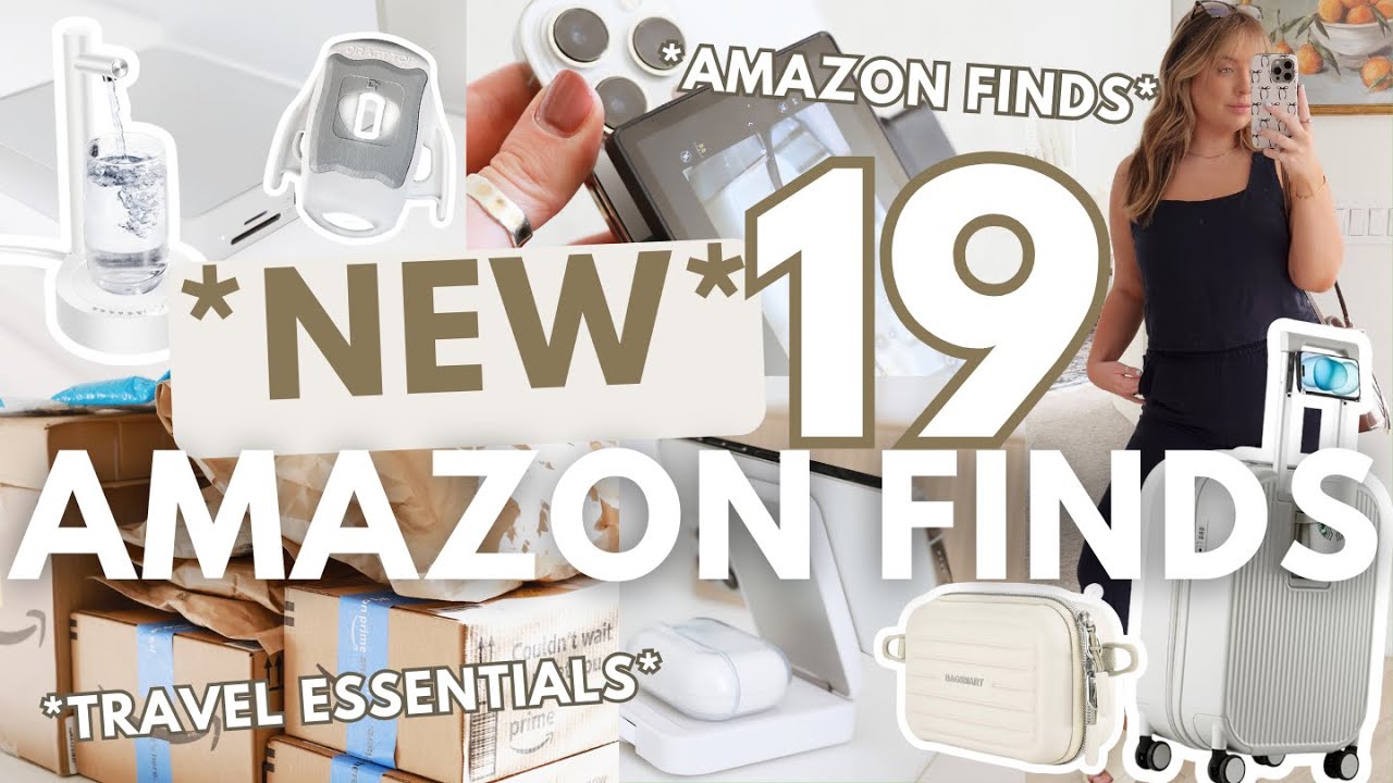 19 *NEW* AMAZON AUGUST FAVORITES: travel must haves + daily essentials ...