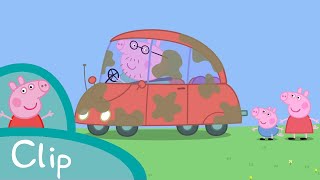 Peppa Pig Episodes - Peppa and George wash the car (clip)