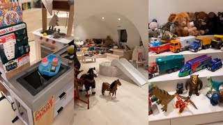 Kim Kardashian Gives a Tour of her Kids' Playroom in her House