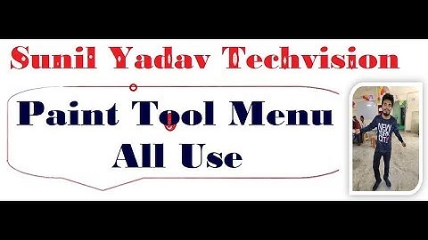 Ms Paint Tools Use Pencil  Eraser  Color Picker  Magnifier  Fill With Color