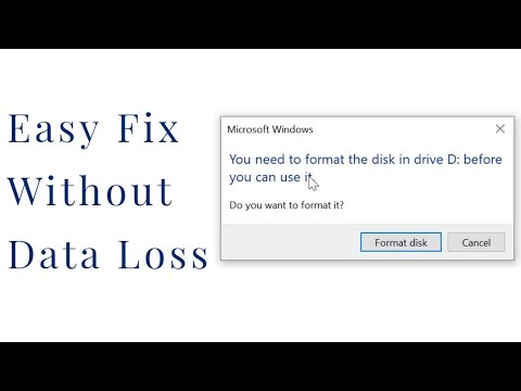 flash drive ขึ้น format อย่างเดียว  New 2022  How to fix \