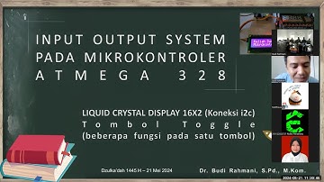 Kuliah ke-10 Mikrokontroler - I2C LCD Programming | Budi Rahmani | STMIK Banjarbaru | 210520 | kls47