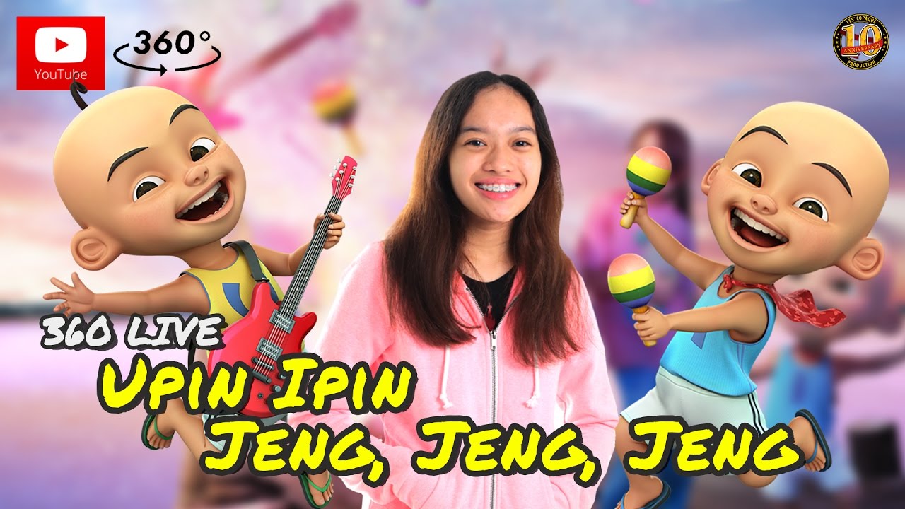 360 Video Yubi Band Asyiela Putri Upin Ipin Jeng Jeng Jeng Akustik Youtube