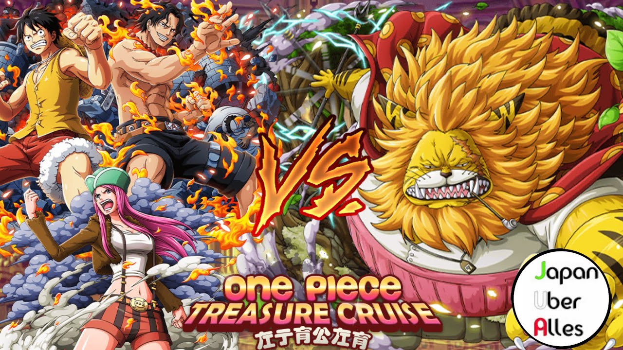 トレクル ネコマムシ ルフィ エース ジュエリー ボニー Luffy Ace Two Sub Vs Nekomamushi Colosseum Youtube