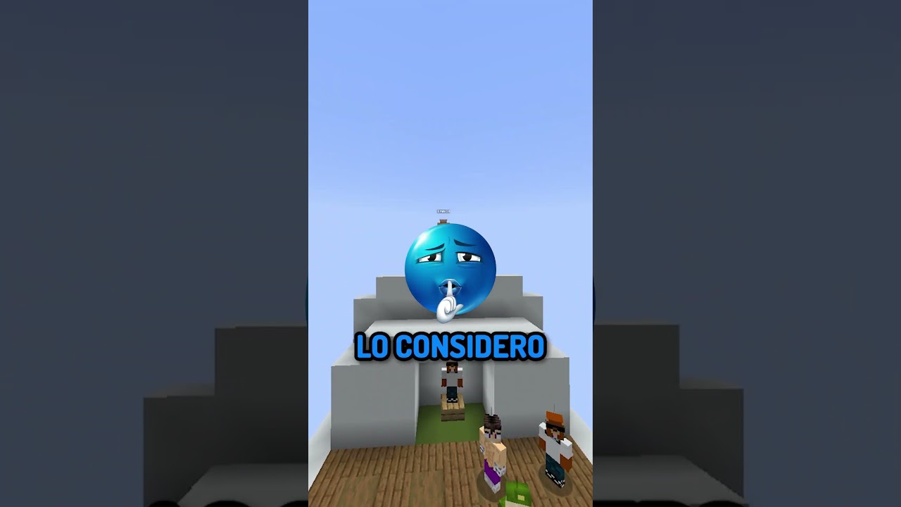ME MINTIÓ 😭 #minecraft #shorts