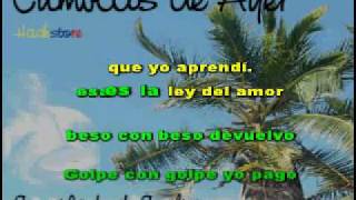 Pastor Lopez - Golpe con Golpe (karaoke) chords