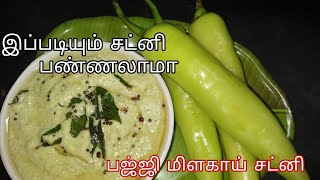 Bajji Milagai Chutney In Tamil / பஜ்ஜி மிளகாய் சட்னி /Bajji Milagai Recipes in Tamil/Shaluma recipes