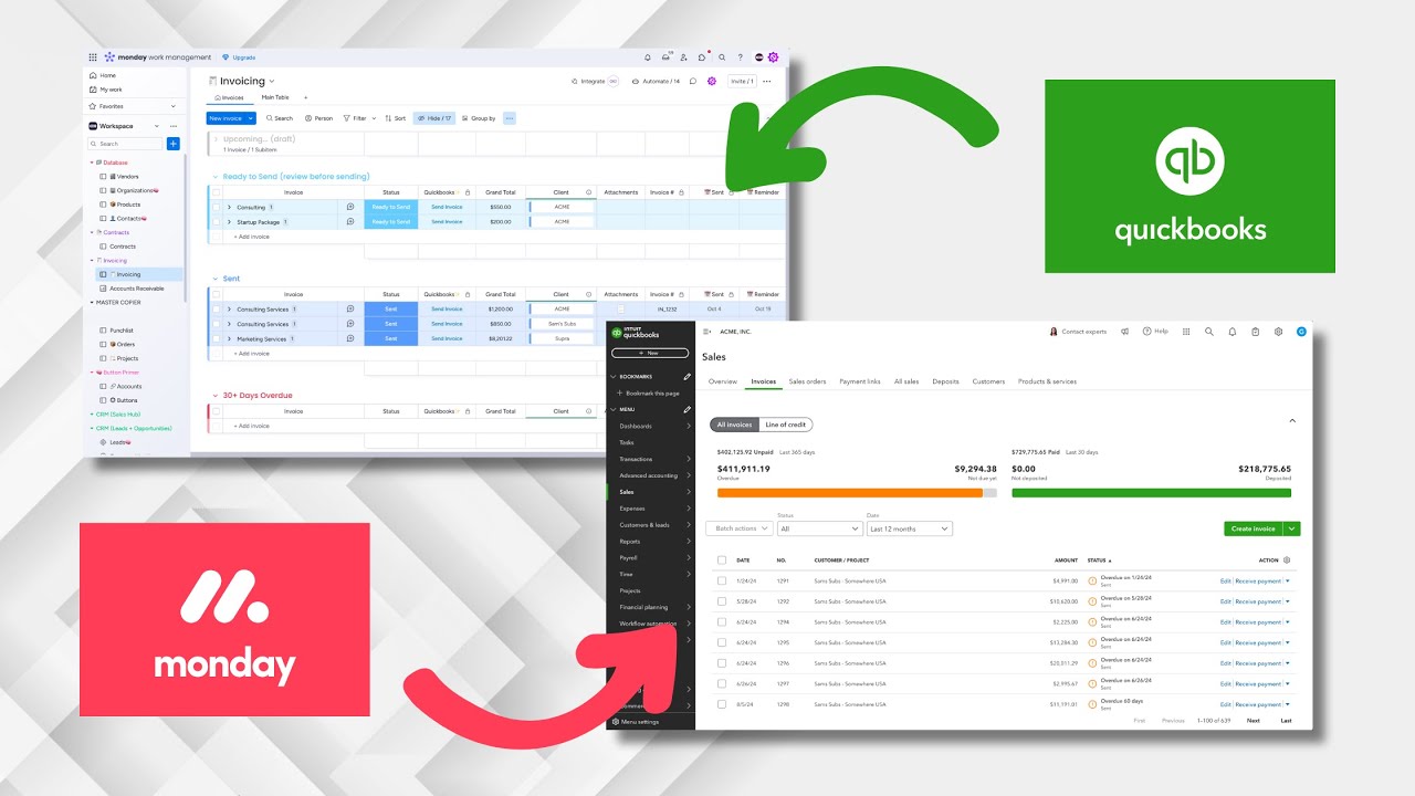Automated Quickbooks Invoicing in YouTube
