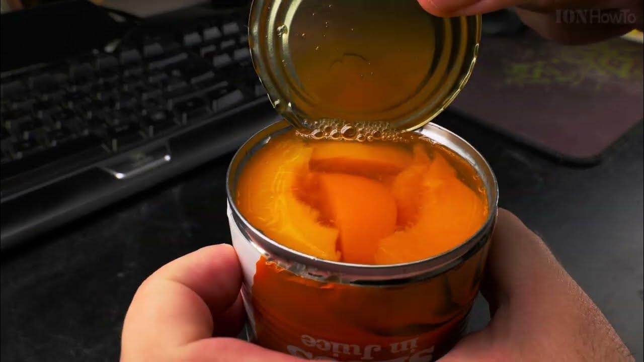 Open Can with Swiss Army Knife YouTube