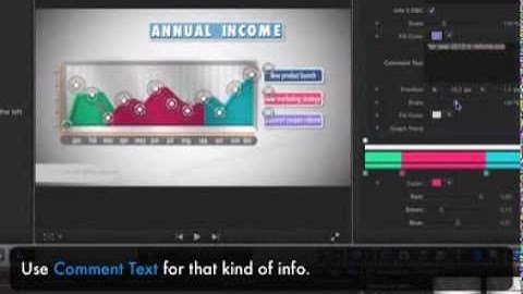 How to design Graph Line chart - Final Cut Pro X tutorial