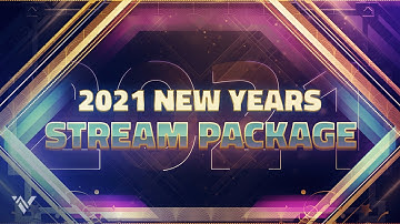 "2021" Stream Package | New Years Eve Graphics