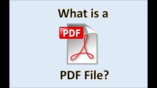 Computer Fundamentals - PDF Format - What is a PDF File? How To Use Create & Make PDF Files in Word